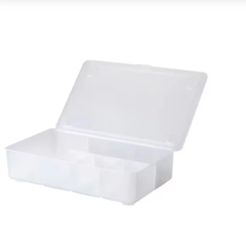 Glis Plastic container box with a lid transparent
